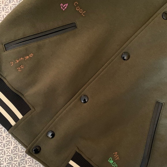 Coach Diary Script Varsity Jacket - Picture 6 of 8